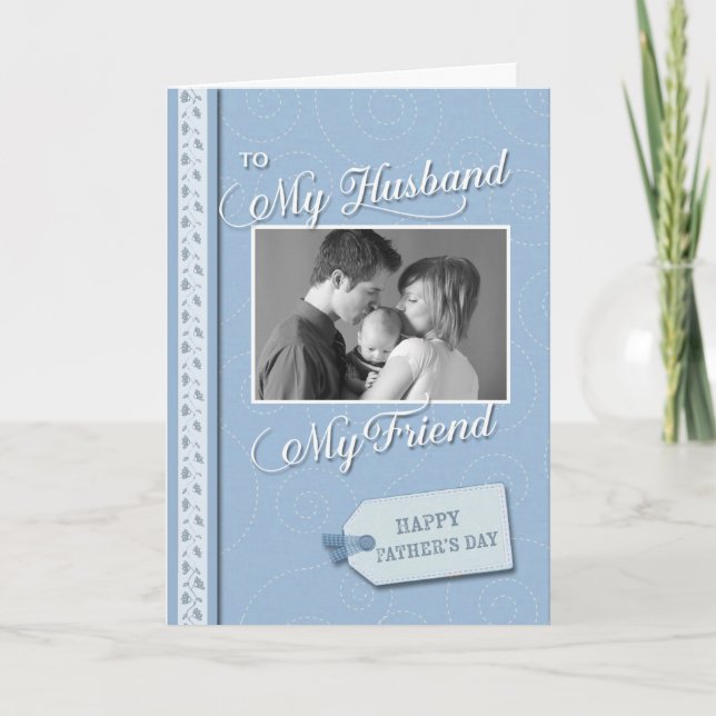 Fars dag, fotot på min vänliga anpassningsbar Make Kort (Framsida)