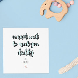 Fars dag framtida Pappa snart för att bli pappa Bl Kort