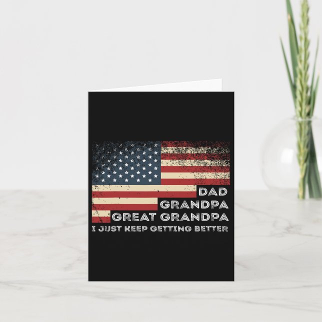 Fars dag från Barnbarn Pappa Grandpa Underbar Gran Kort (Framsida)