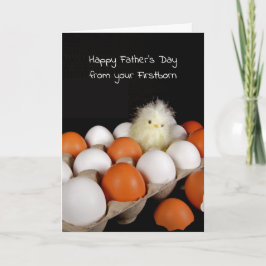 Fars dag från den förstfödda Chicken Kort