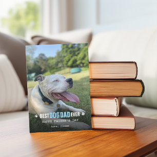 Fars dag från din hund Foto Platt semester Kort