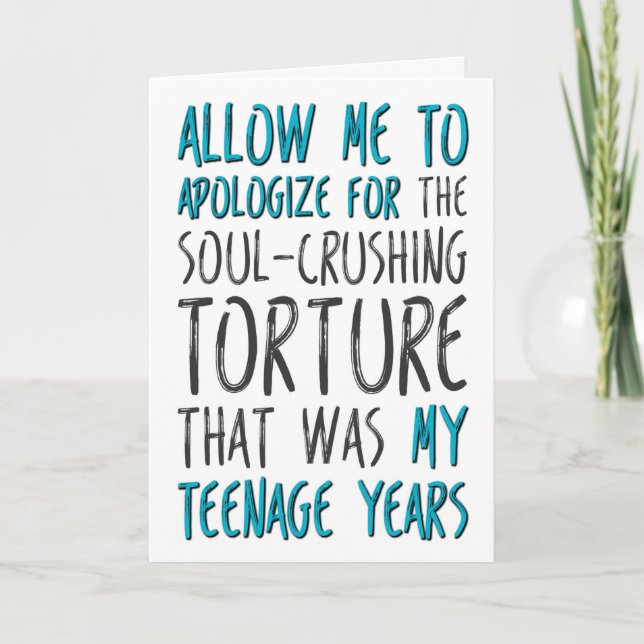 Fars dag från dottern, låt mig be om ursäkt kort (Framsida)