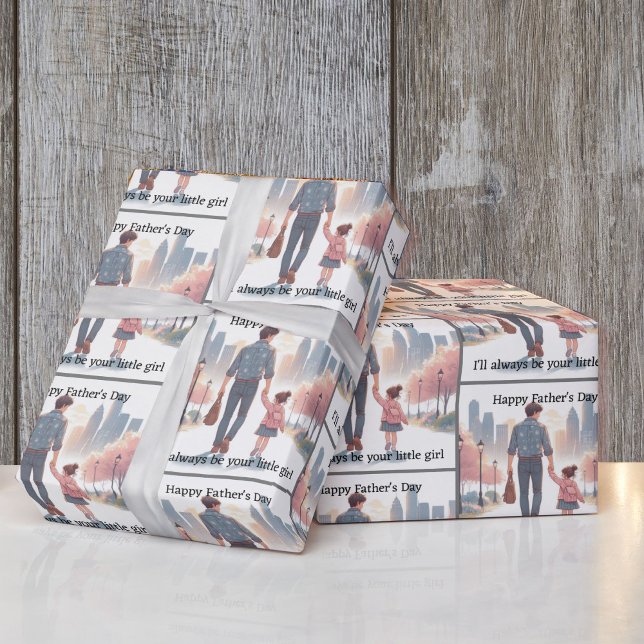 Fars dag från dottertext till Anpassningsbarna  Presentpapper (Skapare uppladdad)