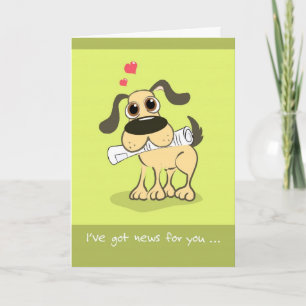 Fars dag från Hund Cute Greeting Card Kort
