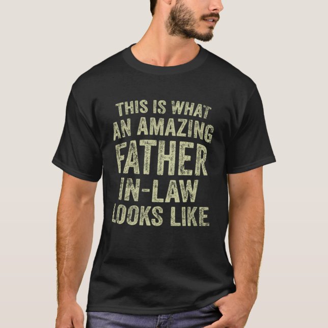Fars dag från svärdotter Svärfar från  T Shirt (Framsida)