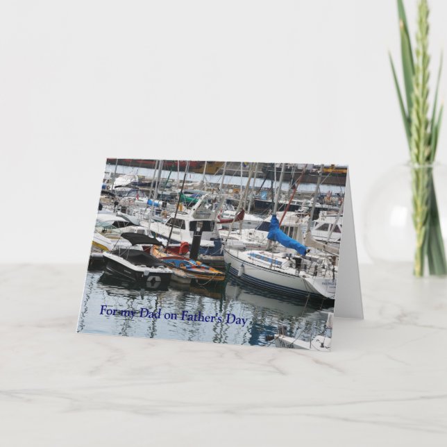 Fars dag - Funchal marina, Madeira Kort (Framsida)