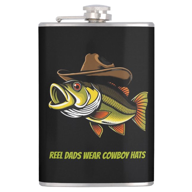 Fars dag Funny Fish Wear a Cowboy Hat Fickplunta (Framsidan)