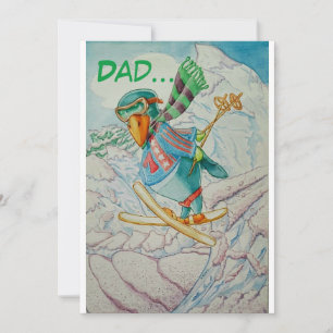 FARS DAG FUNNY HÄLSNING CARD. TACK KORT