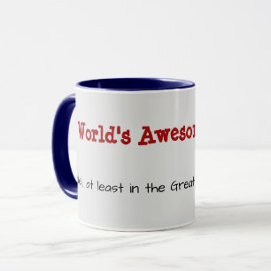 Fars dag Funny World Awesomest Pappa i Texas Mugg