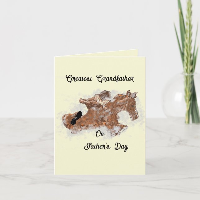 Fars dag G-kort: dammig vinst Helgkort (Framsida)