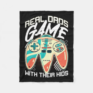 Fars dag Gamer Pappa Video Game Far Stepdad Fu Fleecefilt