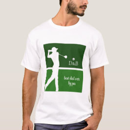 fars dag-gåsgolf, bästa pappa någonsin parvis t shirt