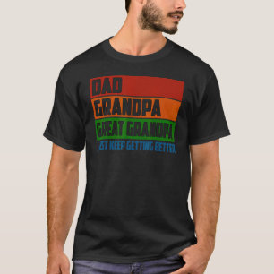 Fars dag-gåva från Barnbarn Pappa morfar Underbar T Shirt