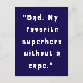 Fars dag-gåvor/bästa Pappa någonsin 2024 Vykort