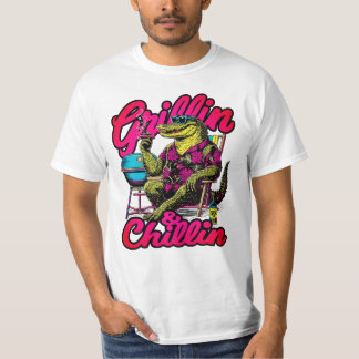 Fars dag Gift BBQ Grill t-Shirt
