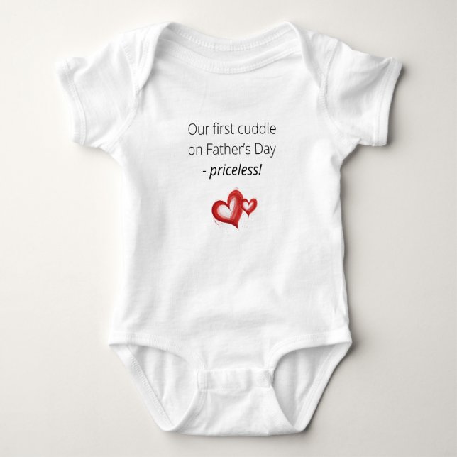 Fars dag Gift, från Baby till pappa, ovärderlig T Shirt (Framsida)