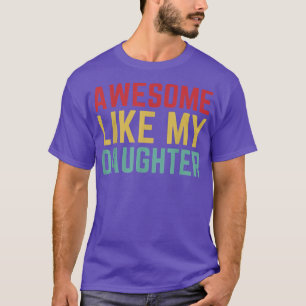 Fars dag Gift från dotterfru Fantastisk som M T Shirt
