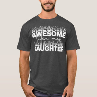 Fars dag Gift från dotterfru Fantastisk som M T Shirt