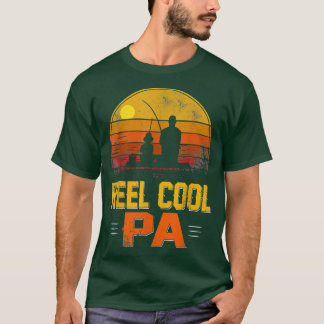 Fars dag Gift Funny Fishing Reel Coola Pa Pappa J T Shirt