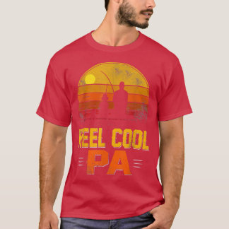 Fars dag Gift Funny Fishing Reel Coola Pappa Pappa T Shirt