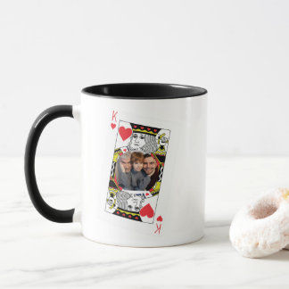 Fars dag Gift-idé | Spelkort Kung Photo Mugg