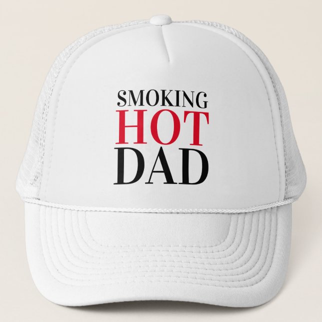 Fars dag Gift Idea Baseball ROKING HETT PAPPA Keps (Framsida)