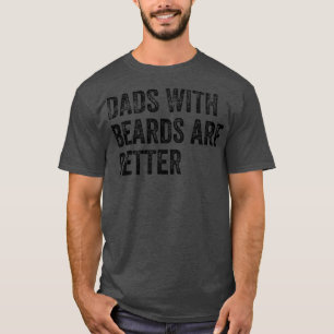 Fars dag Gift Pappor med boskap är bättre skägg T Shirt