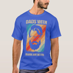 Fars dag Gift Pappor med boskap är bättre skägg T Shirt