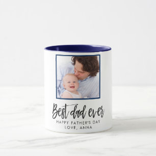 Fars dag Gift Personlig Anpassningsbar Foto Mugg