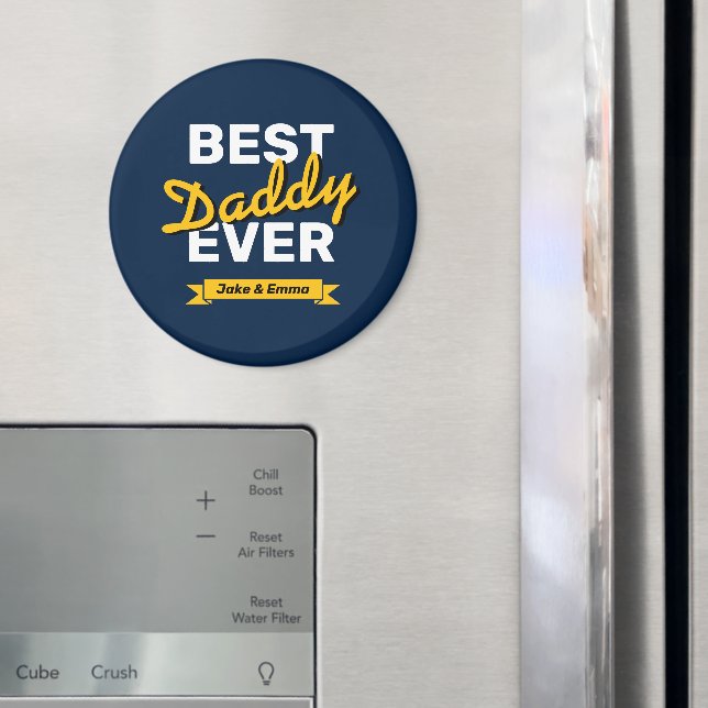 Fars dag Gift | Personlig Magnet (In Situ (Fridge))