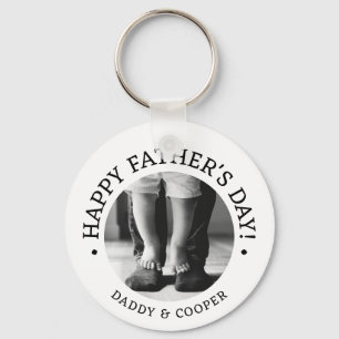 Fars dag Gift Personlig Photo Nyckelring