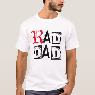 Fars dag Gift-skift, utskrift av Rad Pappa Brev T Shirt