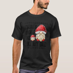 Fars dag Gnome från son till Pappa Mushroom pappa T Shirt