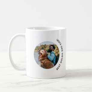 Fars dag Golden Retriever Pappa Anpassningsbar Pho Kaffemugg