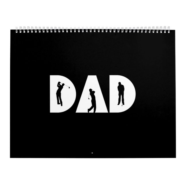 Fars dag Golf Shirt Golf Shirt Gift Kalender (Omslag)