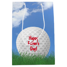 Fars dag golfboll i gräs