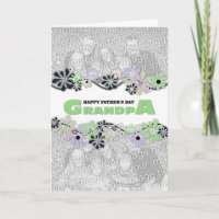 Fars dag Grandpa LÄGG TILL DIN PHOTO Center-Blomma