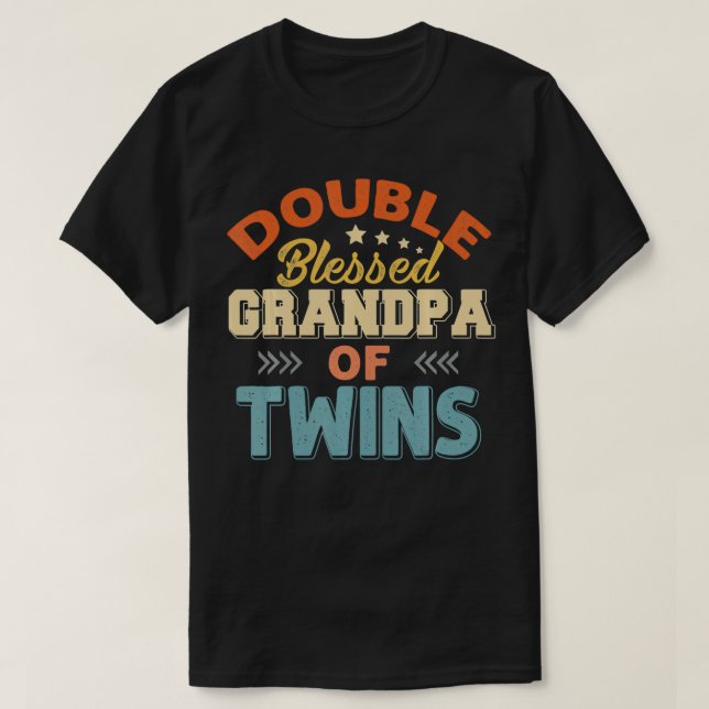 Fars dag Grandpa Tee Dubbla Bllied Grandpa of (Design framsida)