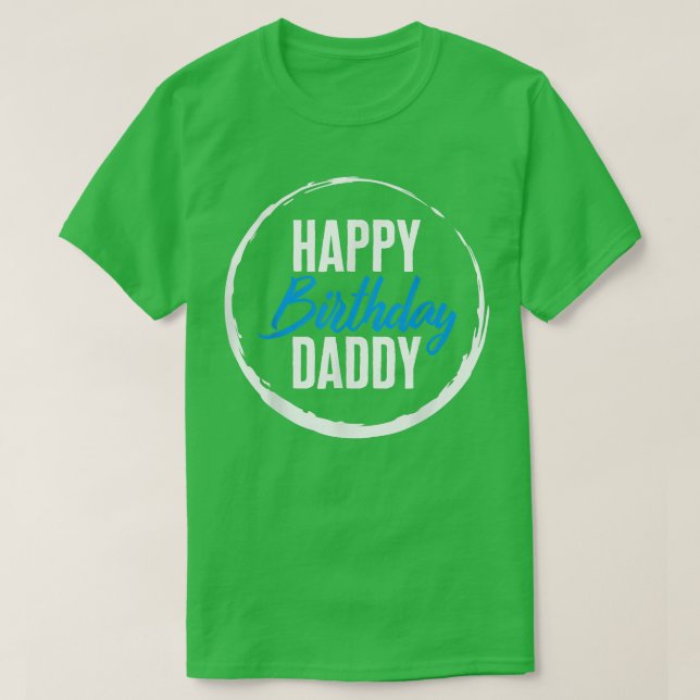 Fars dag Grattis på födelsedagen pappa New Pappa P T Shirt (Design framsida)