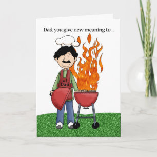 Fars dag Grilling Kort