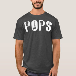 Fars dag Guitar Älskare Best Pops nånsin Guitarist T Shirt