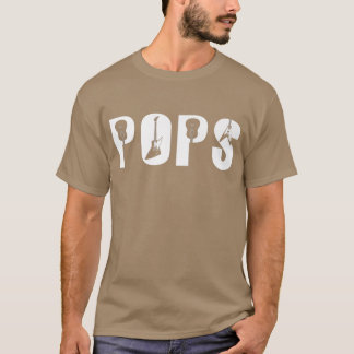 Fars dag Guitar Älskare Best Pops nånsin Guitarist T Shirt