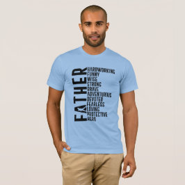 Fars dag "Hårt arbetande" T-Shirt