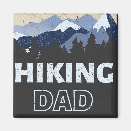 Fars dag Hiking Pappa Magnet