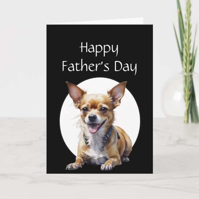 Fars dag humor Chihuahua hund Kort (Framsida)