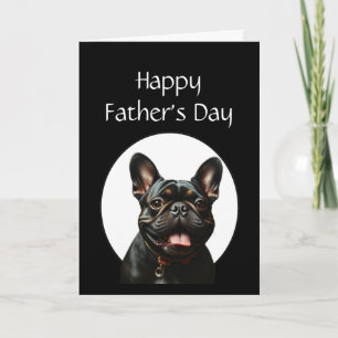 Fars dag humor husdjur fransk bulldogg brindle hun kort
