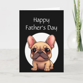 Fars dag humor husdjur fransk bulldogg hund kort