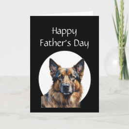 Fars dag humor tysk schäferhund kort