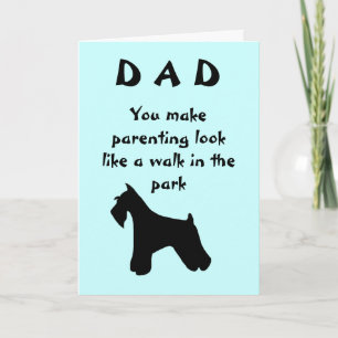 Fars dag Hund Kort