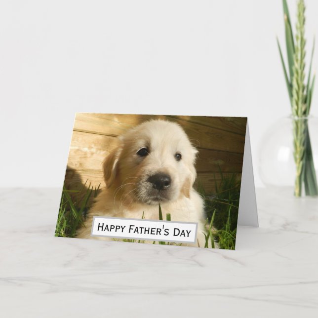 Fars dag Hund Pappa Bästa Största Någonsin Husdjur Kort (Framsida)